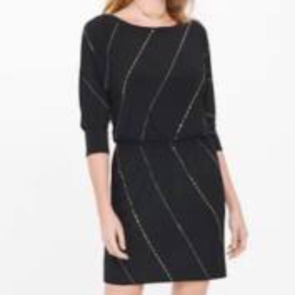 White House Black Market Dresses & Skirts - HP💝WHBM sz sm embellished black dress